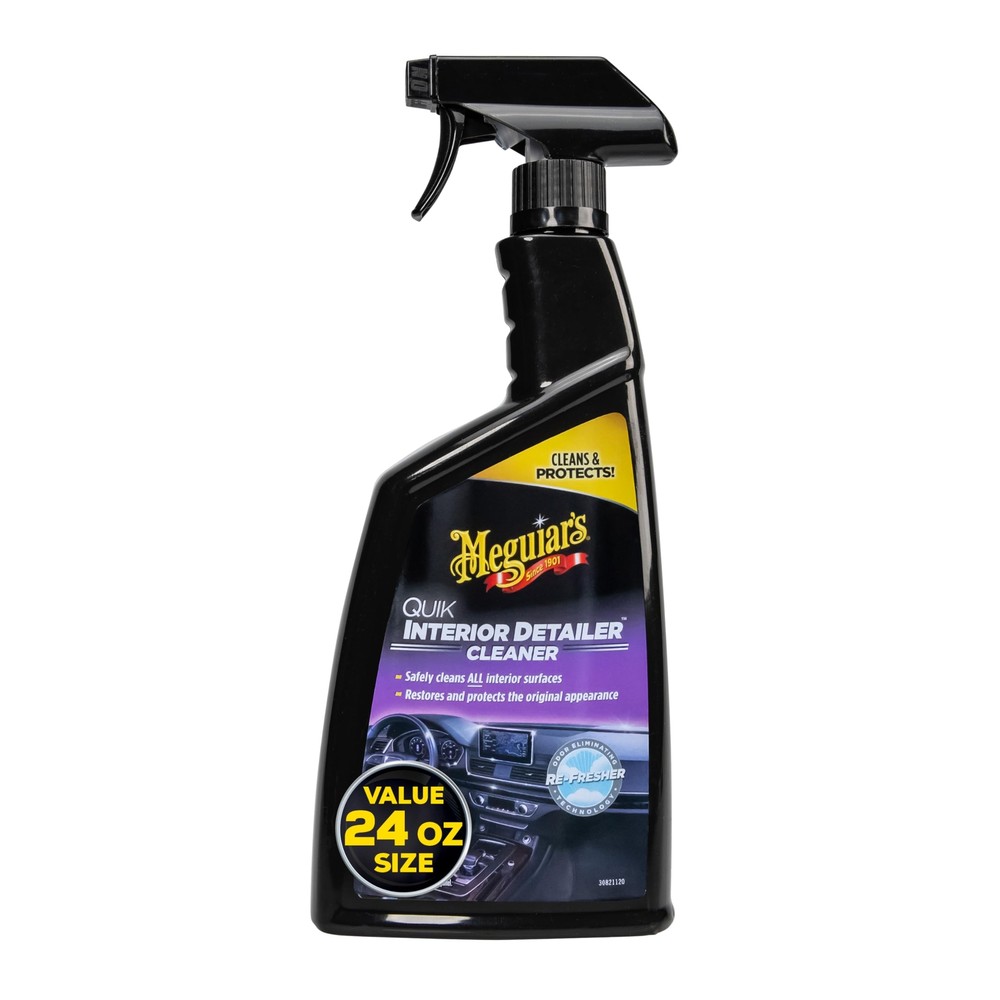 Meguiars Quik Interior Detailer Cleaner 24oz Gentle Protectant for Car Surfaces