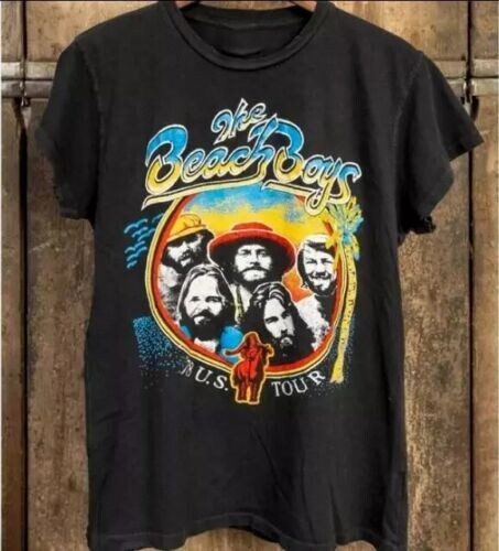 The Beach Boys Band US Tour Black Short Sleeve Unisex T-shirt AN39895