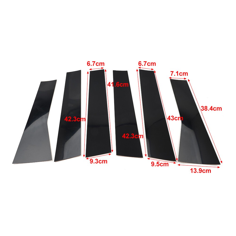 Pillar Post Door Window Cover Trim Kit For Mitsubishi Outlander 2022-2024