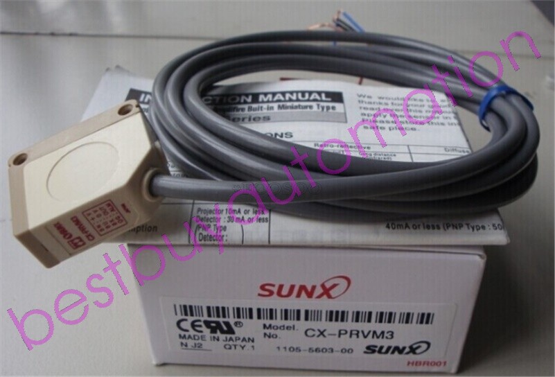 1Pc New Sunx Photoelectric Sensor CX-PRVM3 fc