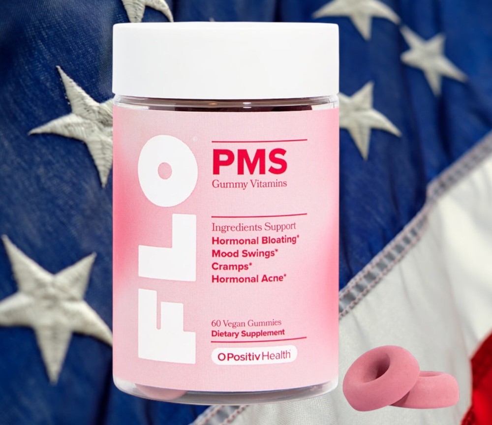 O Positiv FLO PMS Gummies - 60 Count - 1 Month Supply