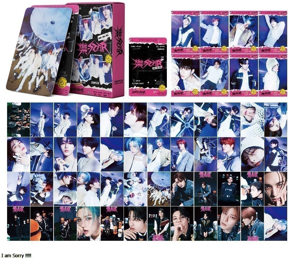 55PCS Stray Kids Photocards New Album Lomo Cards,Stray Kids Cards for Gift and F