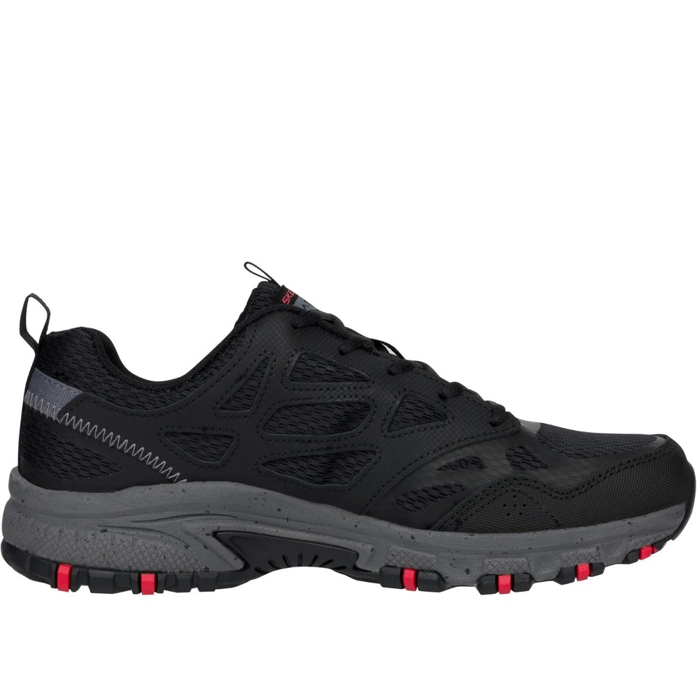 Skechers Men's Hillcrest Black Trail Trainer Sneaker for Outdoor Adventures  