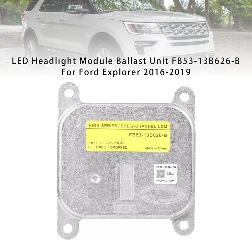 Ford Explorer 2016-2019 LED Headlight Ballast Module FB53-13B626-B