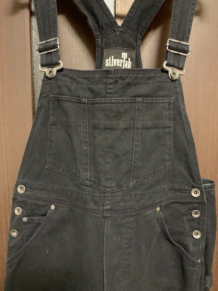 Levi's Silver Tab Overalls Black L Men L Vintage Denim Pants Jenas Limited Editi