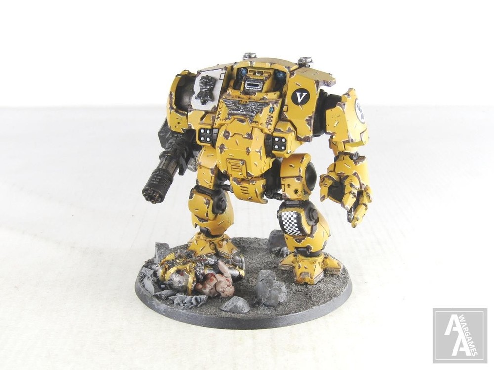 (FF30) Primaris Redemptor Dreadnought Imperial Fists Space Marines 40k 30k