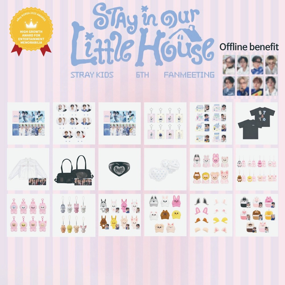 [OFFLINE] STRAY KIDS SKZ 6TH FANMEETING STAY in Our Little House OFFICIAL MERCH