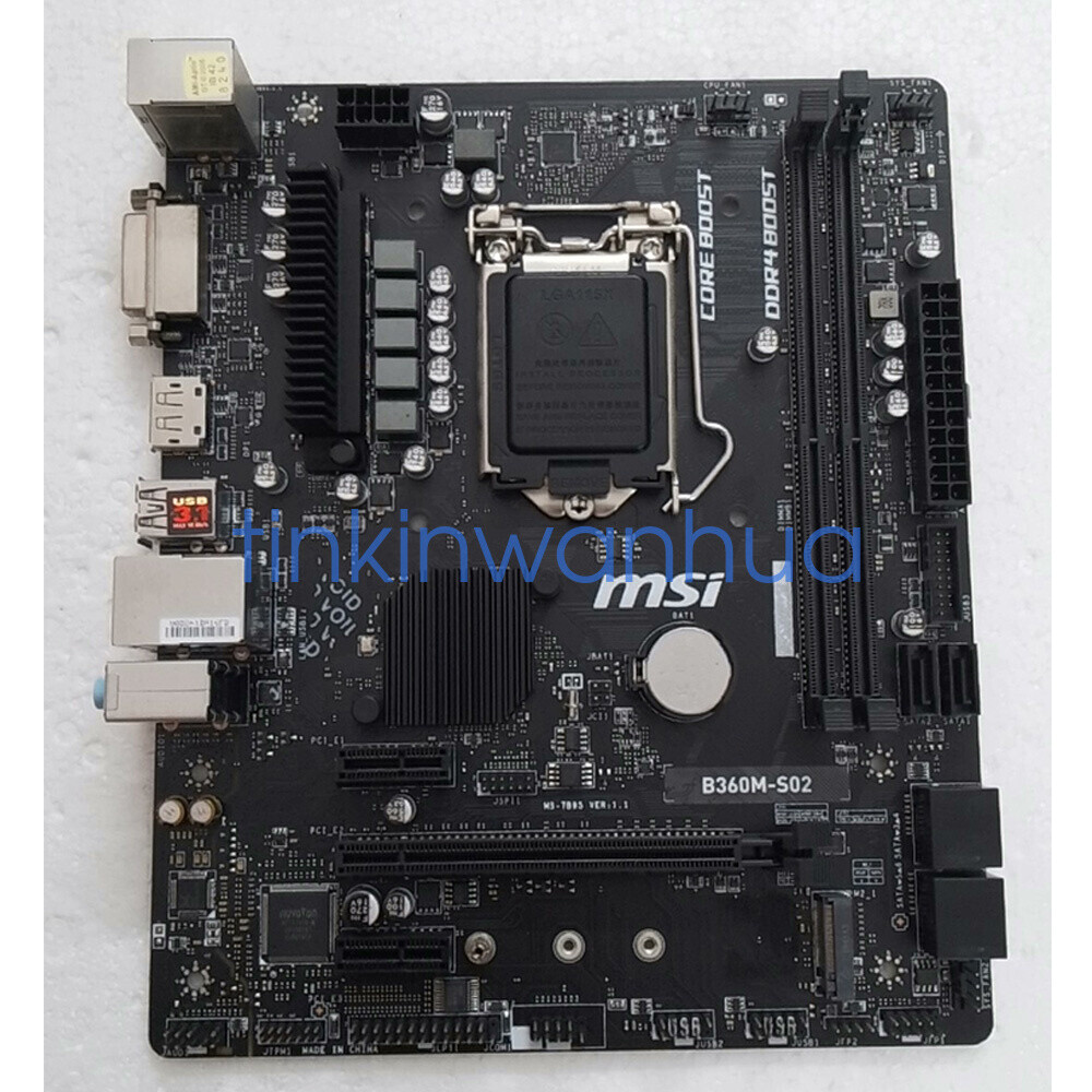 For B360M-S02 Motherboard LGA1151 DDR4 M-ATX Motherboard #E9