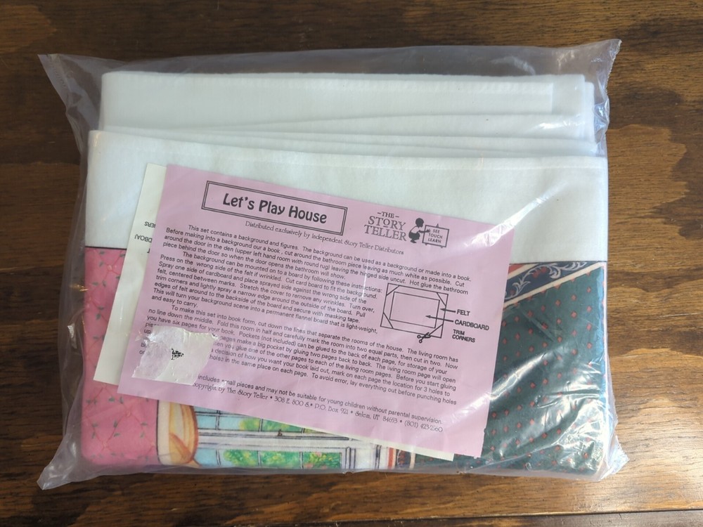 The Story Teller Let's Play House See Touch Learn Educational Toy Unopened