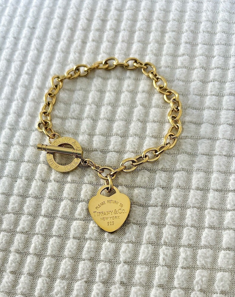 Tiffany & Co. Return To Tiffany Heart Bracelet In Gold