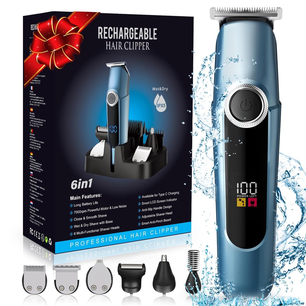 Beard Trimmer for Men Professional, Mustache Trimmer for Men, Mens Beard Groo...