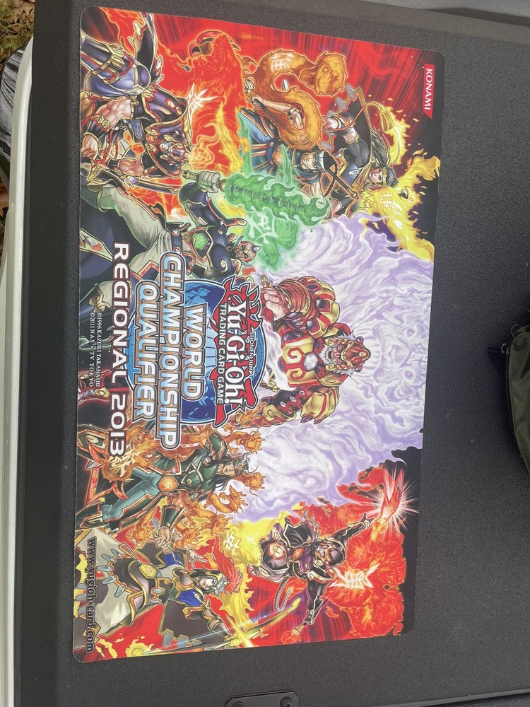 YGO  World championship qualifier/ YCS Playmats. (Plus 1 Regional Deck Box)