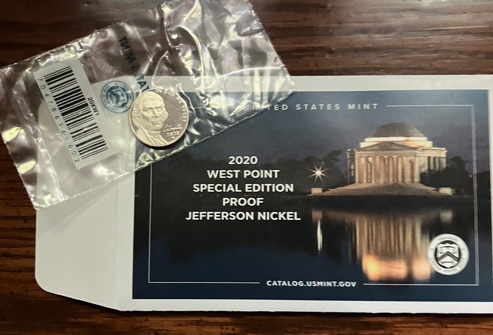 2020 w jefferson nickel proof