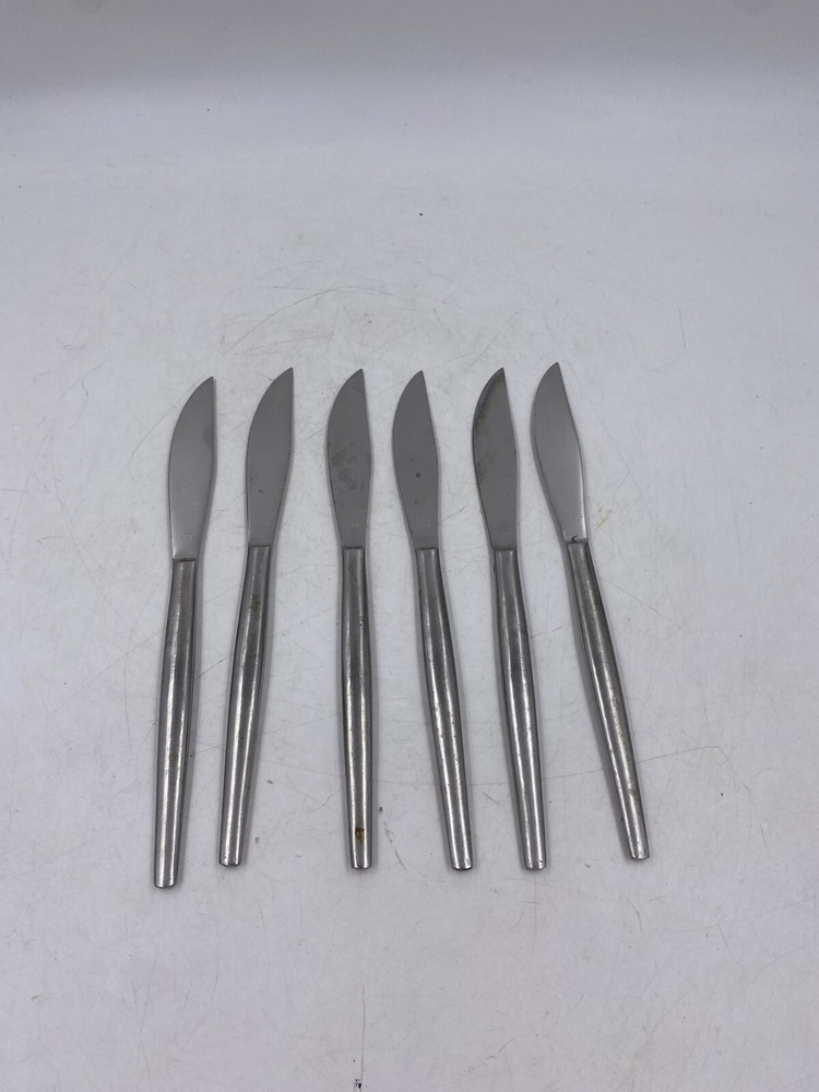 Set of 6 Kalmar Stainless Italy Slicing Kitchen Knives