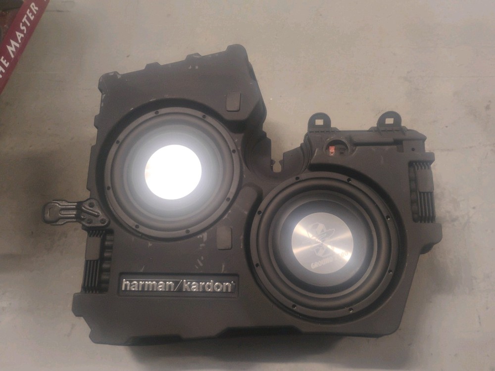 Dodge Challenger Hellcat OEM Harmon Kardon Dual 10-Inch Subwoofer Box