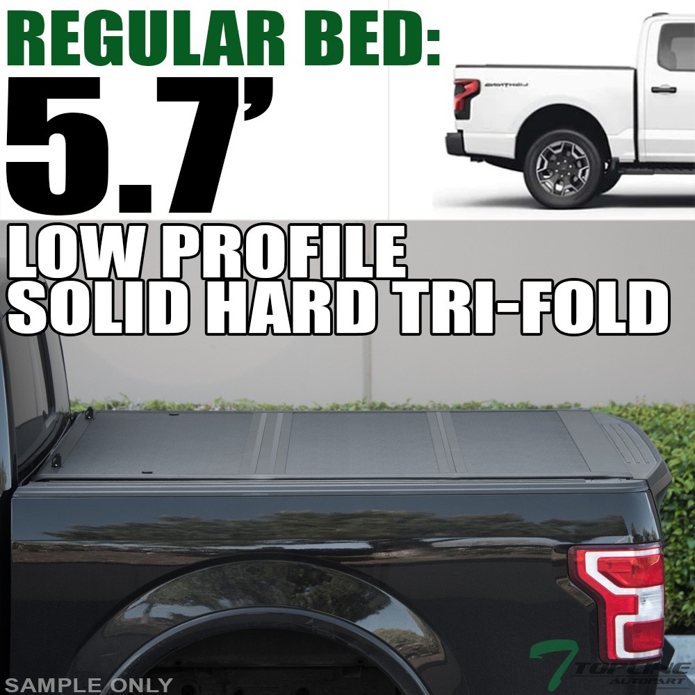 TLAPS For 2015-2026 F150/Lightning 5.5' Low Profile Hard Tri Fold Tonneau Cover