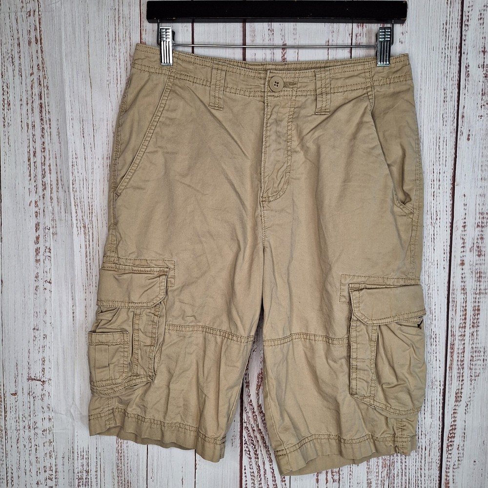 Urban Pipeline Cargo Shorts Mens 29 Khaki Beige Cotton