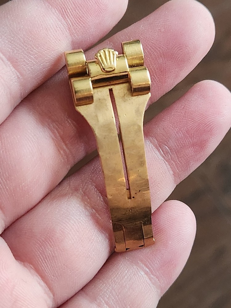 Men's Rolex 18K Yellow Gold Presidential Bracelet Clasp 8385 Buckle Pre-owned