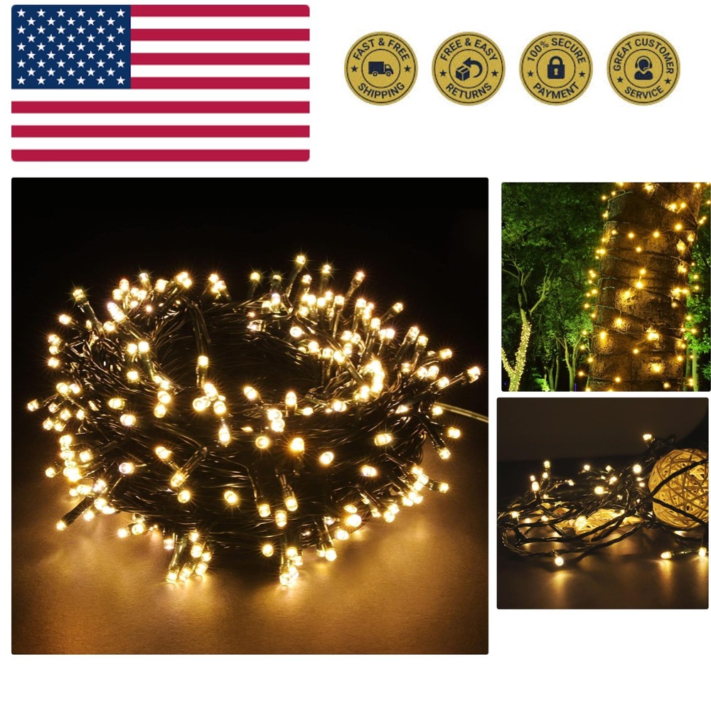 100-1000 LED Christmas Lights, Low Voltage Fairy String Lights with 8 Modes, ...