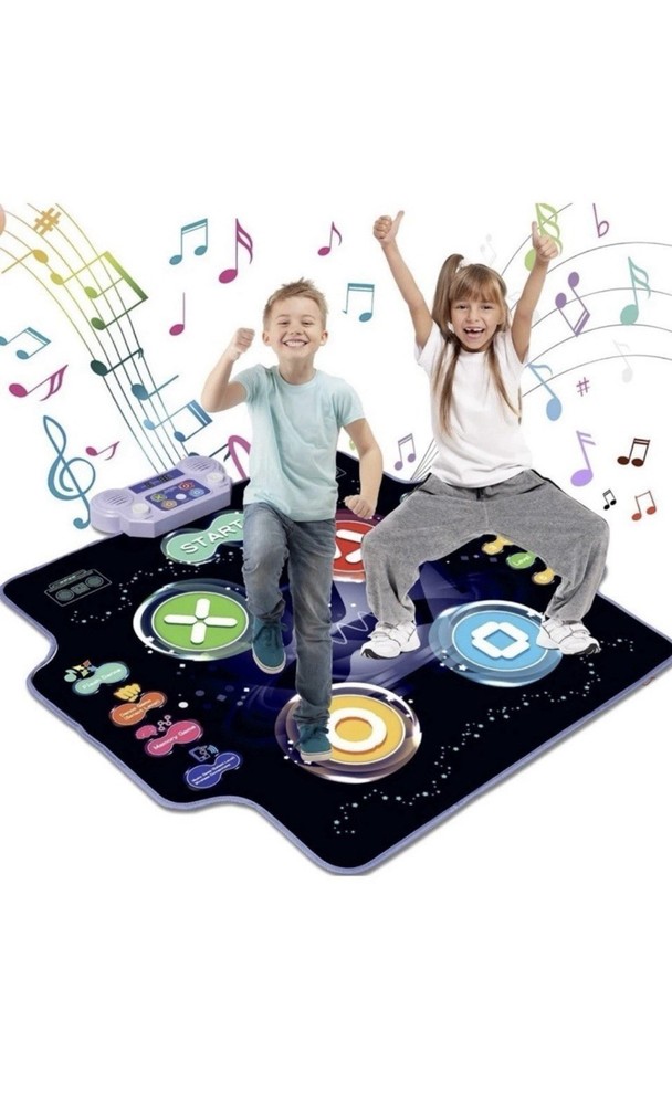 Joyjoz Kids Dance Mat Toy with Music for Ages 3-12 - Interactive Electronic Game Gift