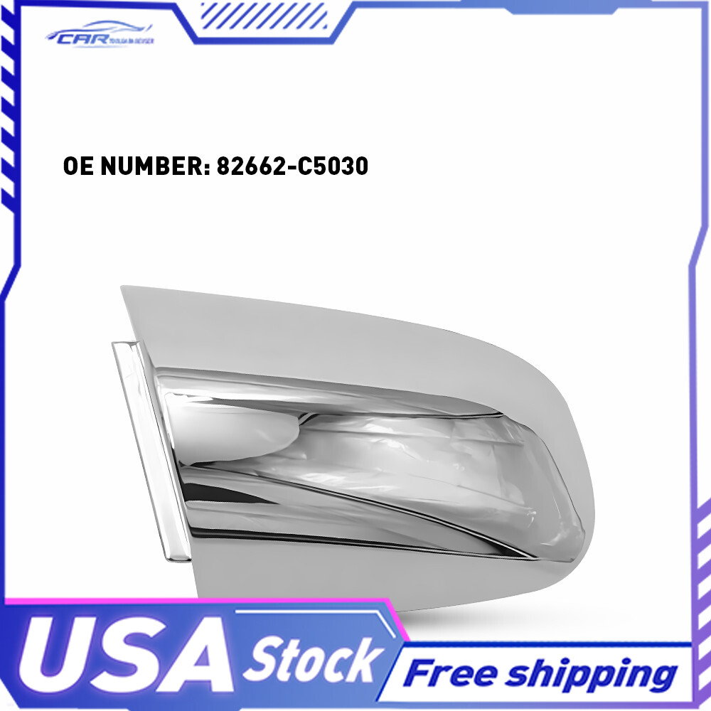 For 2016-2020 Kia Sorento US Front Right Chrome Door Handle-Key Cap Cover Bezel