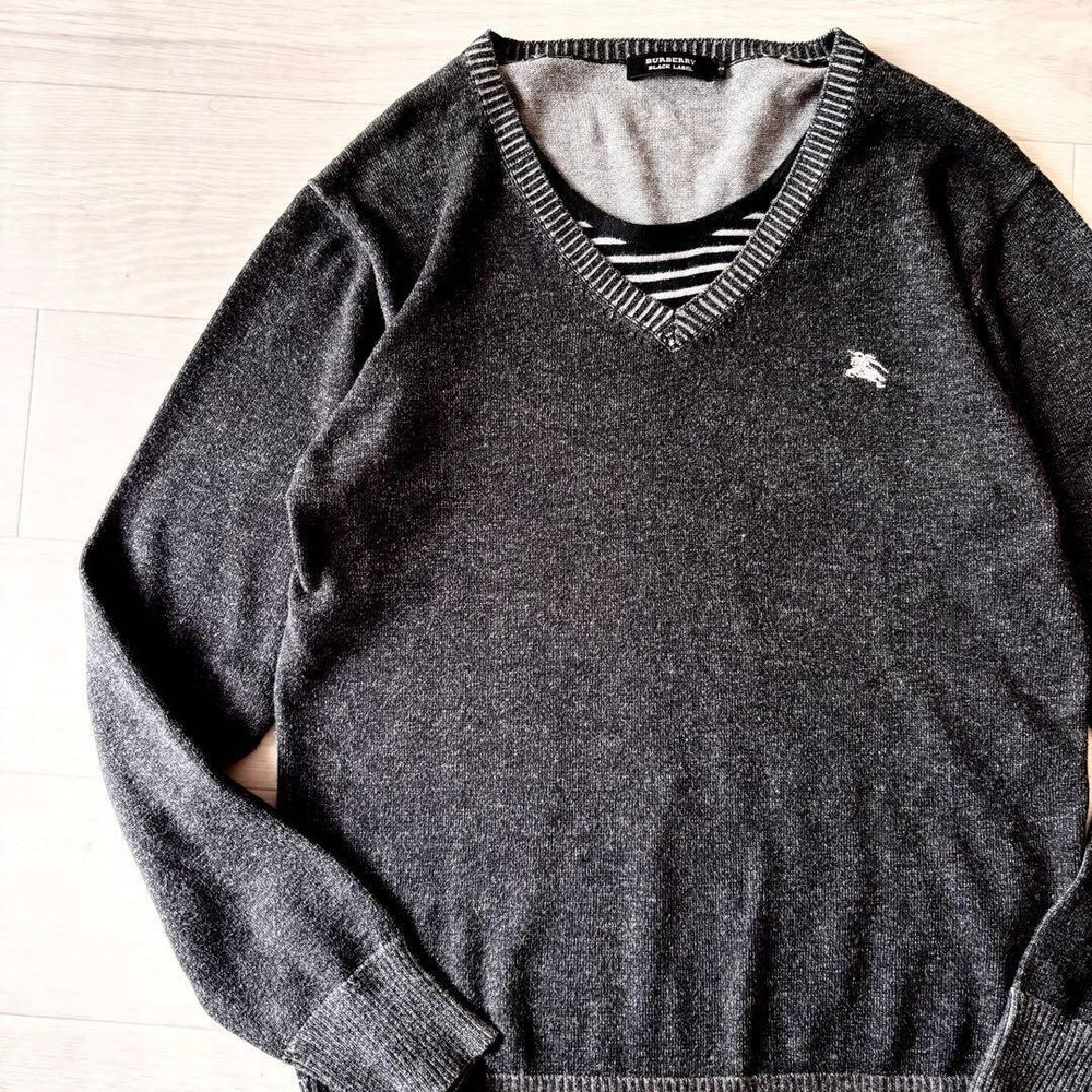 Burberry knit sweater Men's Fashion from Japan
