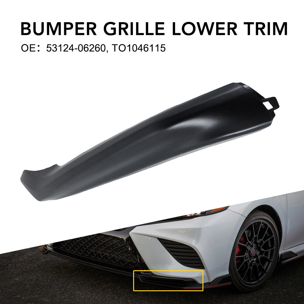 2021-23 Toyota Camry XSE SE Black Left Front Bumper Side Trim Set