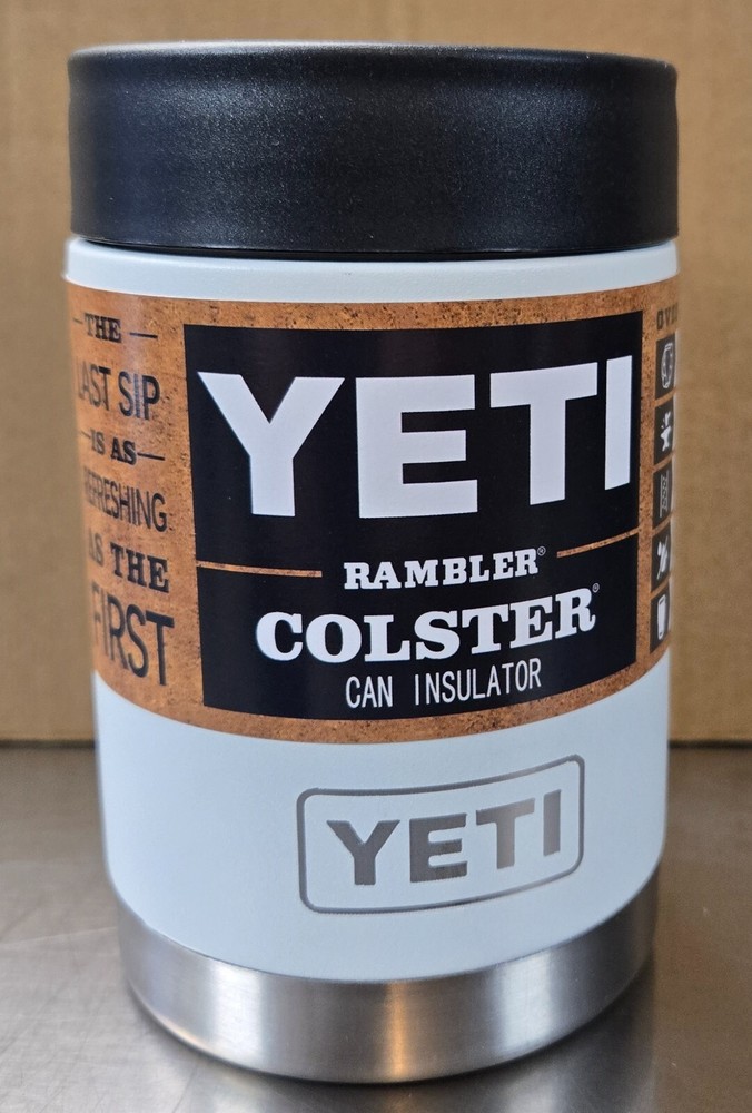 Yeti Rambler Colster Can Insulator 12oz for Standard Cans in White