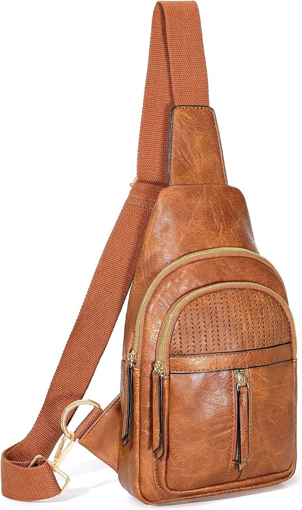 SUOSDEY 2024 Sling Bag for Women Leather Crossbody Bags for Women Trendy Chest