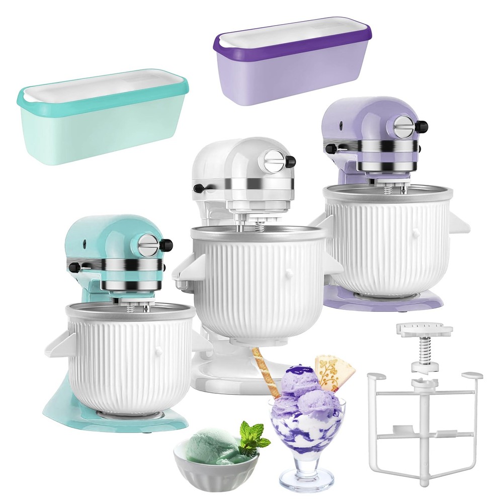 KitchenAid 4.5 QT Ice Cream Maker Attachment for Stand Mixers