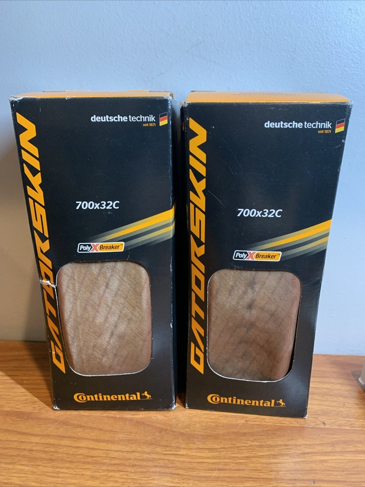 Two (2) Pack Continental Gatorskin 700 x 32C  Road Bike Tires