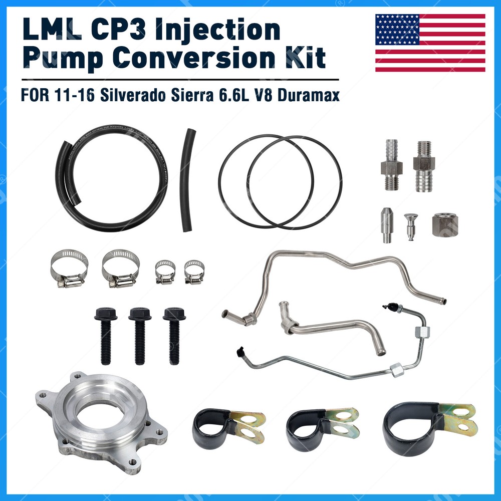 LML CP3 Injection Pump Conversion Kit FOR 11-16 Silverado Sierra 6.6L V8 Duramax