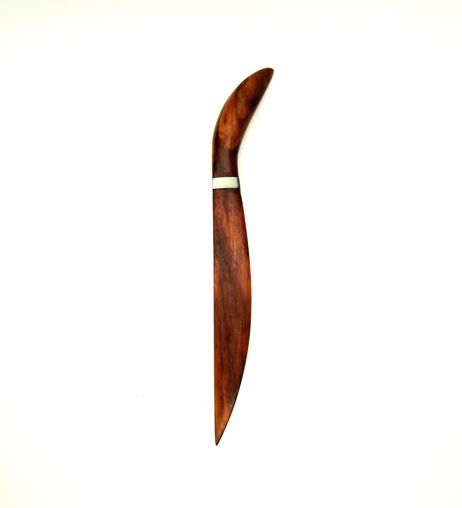 Koa Wood Letter Opener w/ Mother of Pearl Inlay