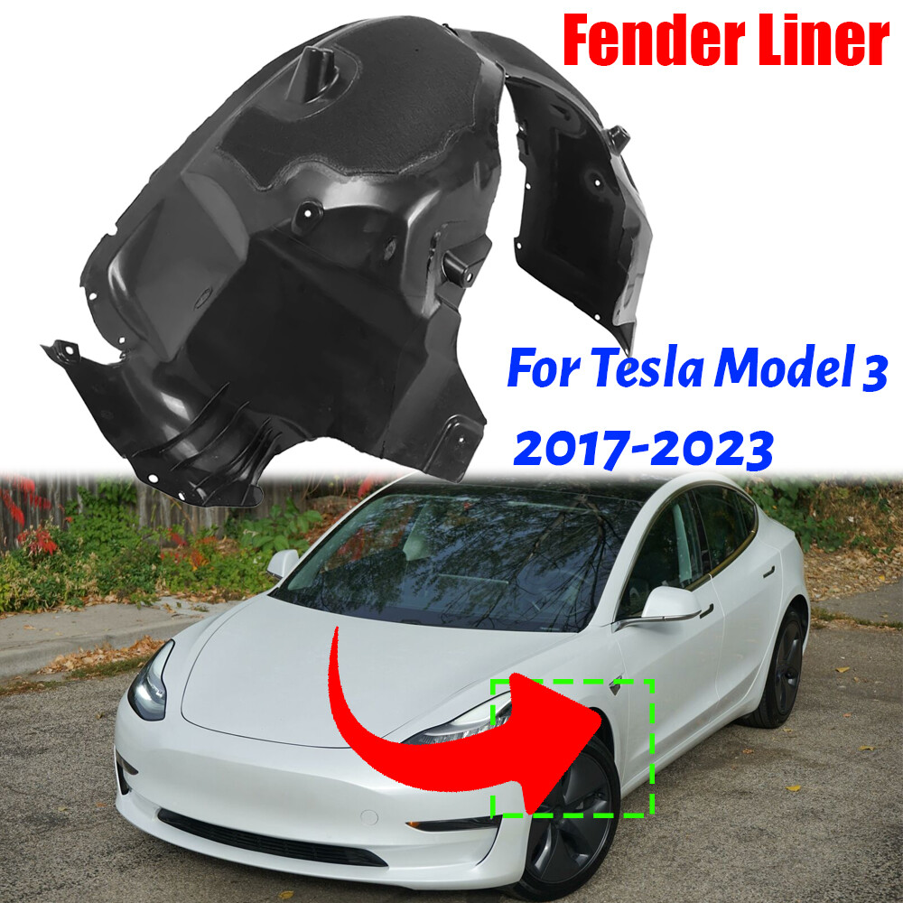 For Tesla 3 Splash Shield Guard Fender Wheel Liner Front Left Side 1081581-00-C