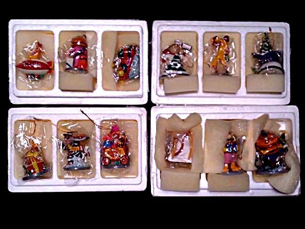 McDonald's McMemories 40 Years Famous Firsts Christmas Ornaments Lot of 4 Sets