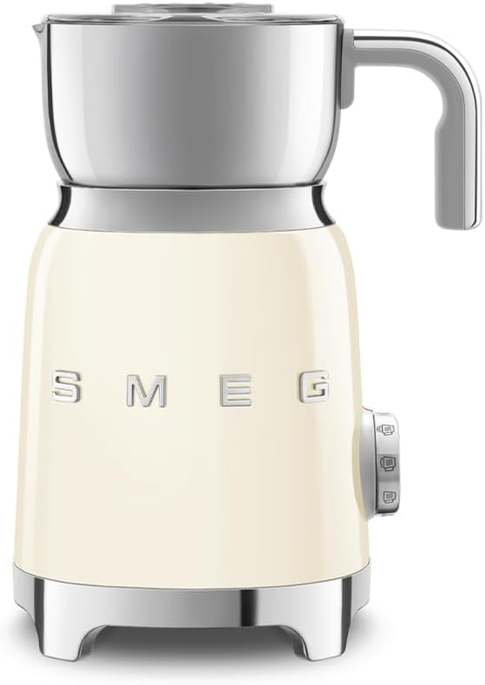 SMEG Retro 50'S Style Milk Frother with 2 Disks 6 Preset Programs Hot or Cold Fr