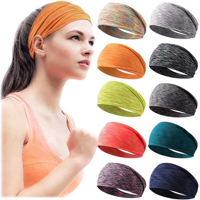 Hair Accessories Absorbing Sweat Sport Hair Band Elastic Yoga Hairbands 1PC