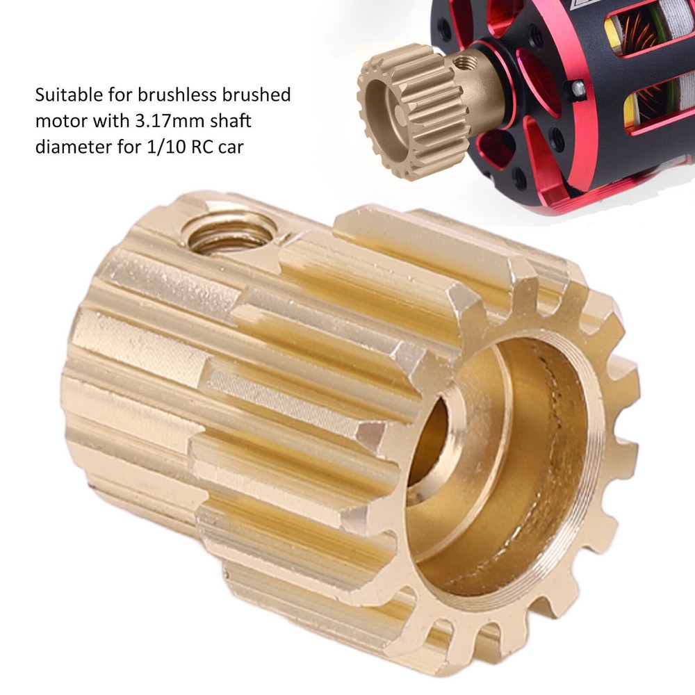 32P 3.17mm Aluminum Alloy Motor Pinion Gear Replacement Accessory for 1/10