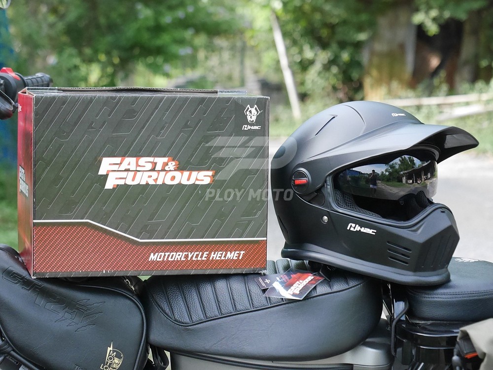 For HONDA Helmet H2C X Fast & Furious Full Face Celar & Sun Visor  Size L / XL