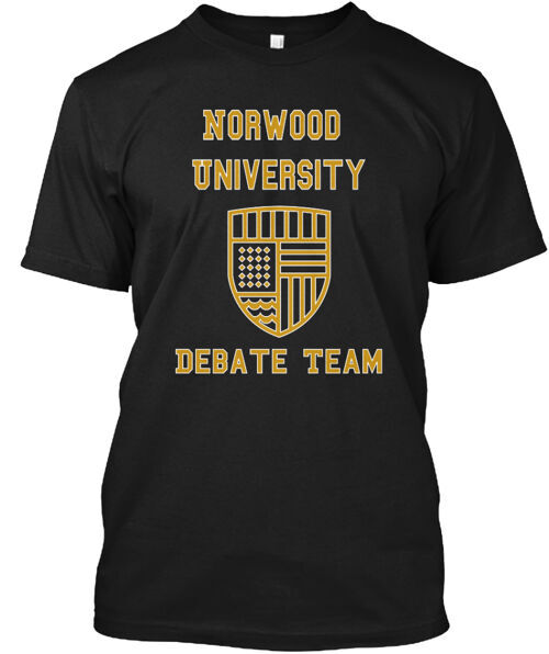 Norwood University Debate Team T-Shirt Made in the USA Size S to 5XL