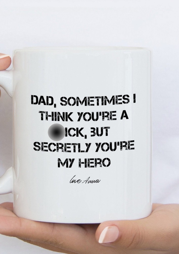 Father Day Gifts Coffee Mug From Daughter Custom Ceramic Mugs For Him