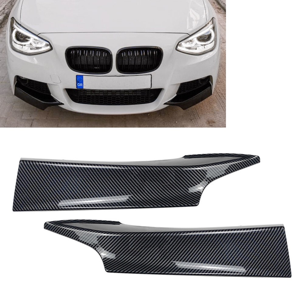 Front Bumper Side Splitter Cover Trim For BMW 1 Series F20 F21 M Sport 2011-2015