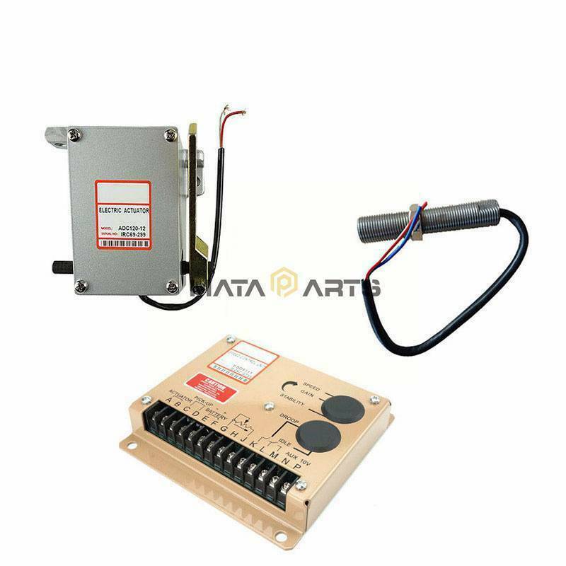 ESD5500E Speed Controller with ADC225-24V Actuator and MSP675 Magnetic Sensor