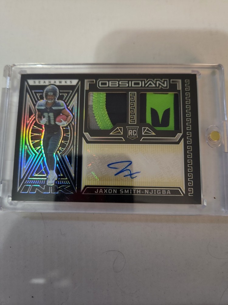 2023 Panini Obsidian - Rookie Jersey Ink #RJI-JSN Jaxon Smith-Njigba /10