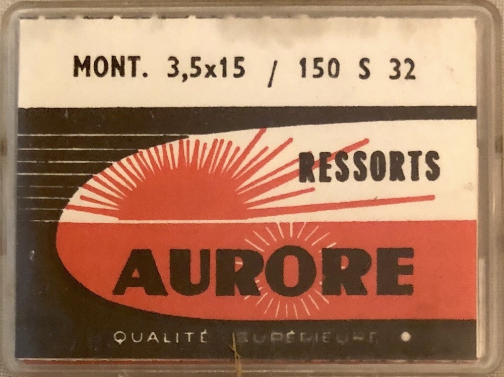 1X=1 Mainspring X 9660 1.50 X 10.5 Ø 0.13 Watch Spring 150 S 32 3.5 X 15