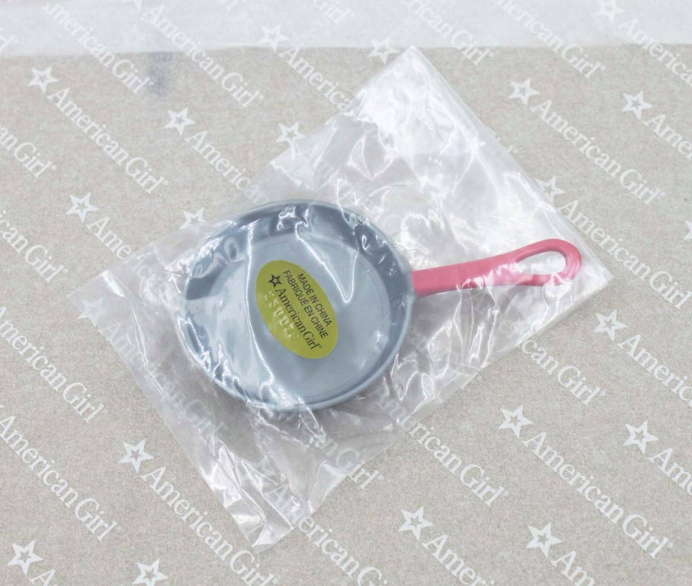 American Girl 18-inch doll frying pan skillet for kitchen and outdoor camper play