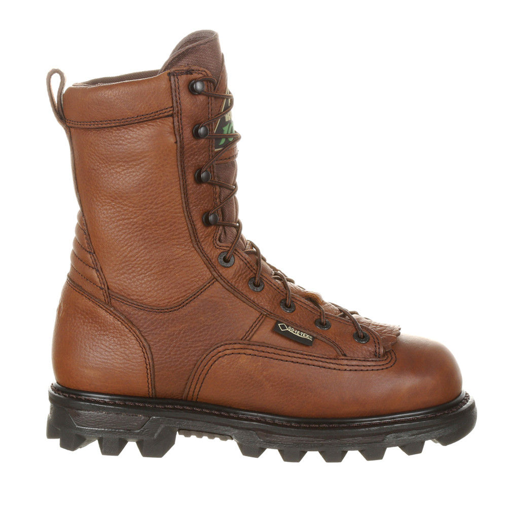 Rocky Bearclaw GoreTex Waterproof 1000G Insulated Round Toe Lace Up  Mens Brown