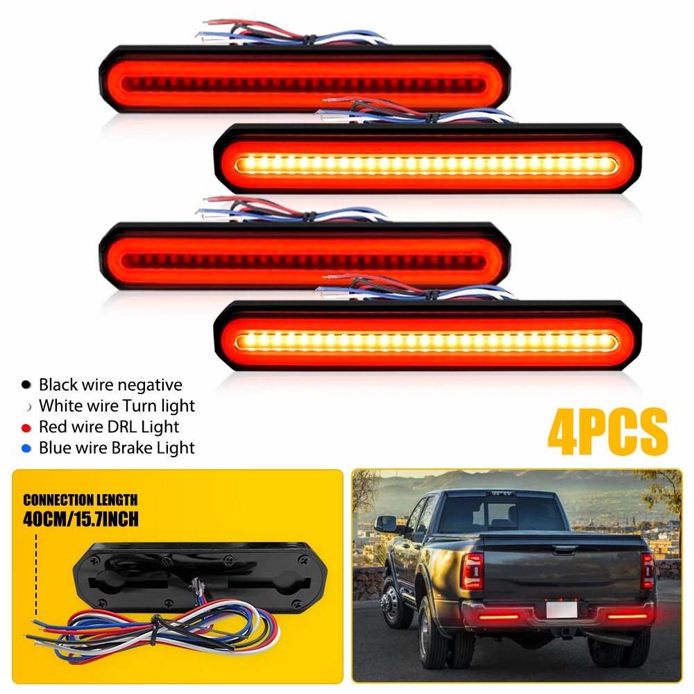 4x Red /Amber 9