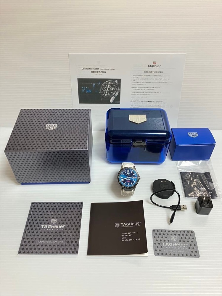 Tag Heuer Connected SAR8A80 Smartwatch Black Titanium Japan Used Tested