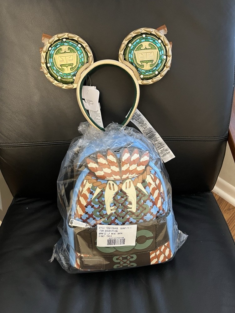 Loungefly Black Panther: Wakanda Forever Figural Mini Backpack and ears